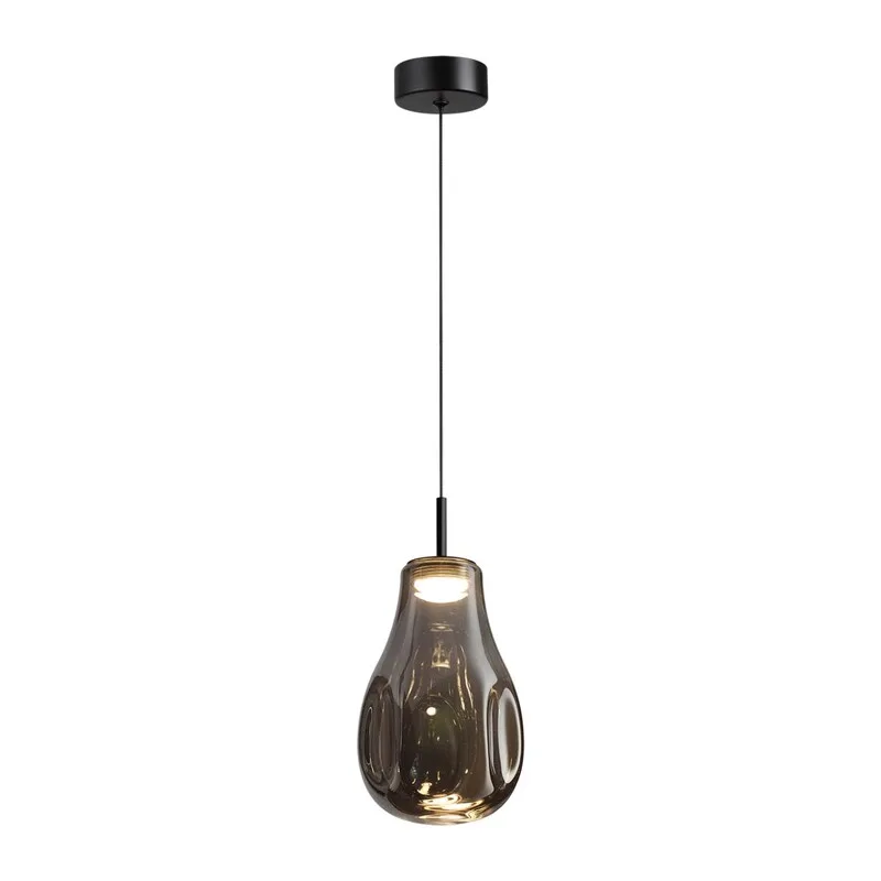 5098/4LC PENDANT ODL25 365 черный/дымчатый/металл/стекло Подвес LED 4W 4000K 388Лм NAVE 2