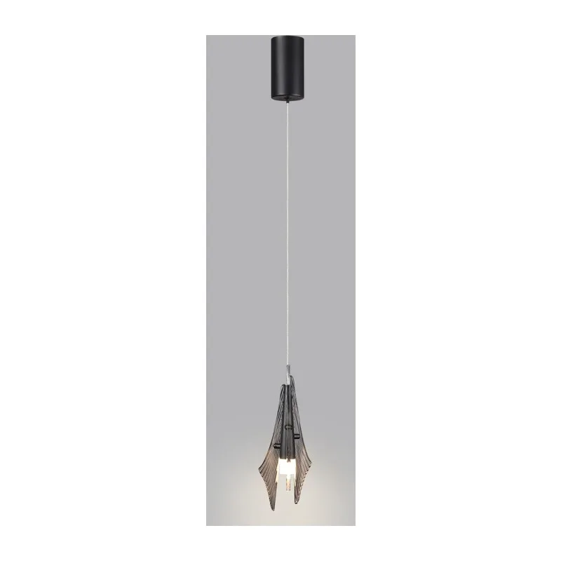 5442/6L L-VISION ODL_EX26 059 черный/дымчатый/металл/стекло/акрил Подвес LED 6W 3000K 633Лм AFALINA 2