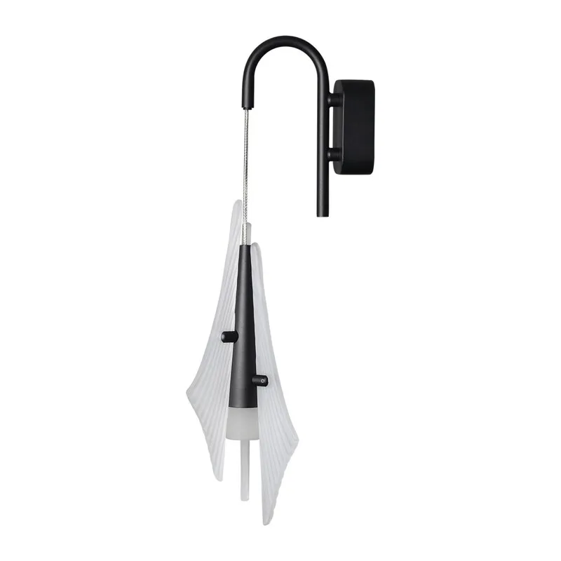 5442/6WLA L-VISION ODL_EX26 059 черный/бел.матовый/металл/стекло/акрил Бра LED*6W 3000K 633Лм AFALINA