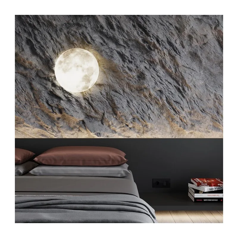 3084/DLN PALE SN 117 Светильник пластик/белый/серый LED 48Вт 3000/4000/6000К D380 IP43 CCT MOON 5