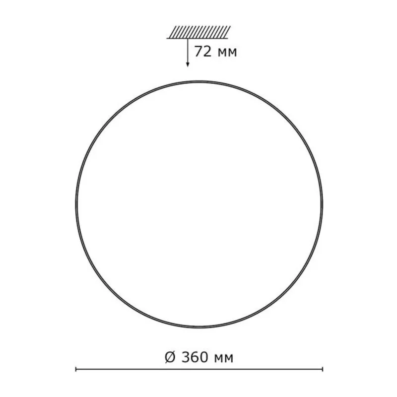 2052/CLN PALE SN 211 Светильник пластик/белый/хром LED 36Вт 4000K D360 IP43 ABASI 4