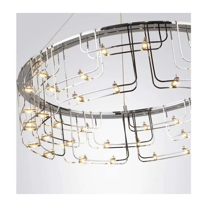 7059/44L HIGHTECH ODL26 287 Подвесной светильник нерж/сталь хром IP20 LED 44W 3960Лм 3000K 220V ZAHA 3