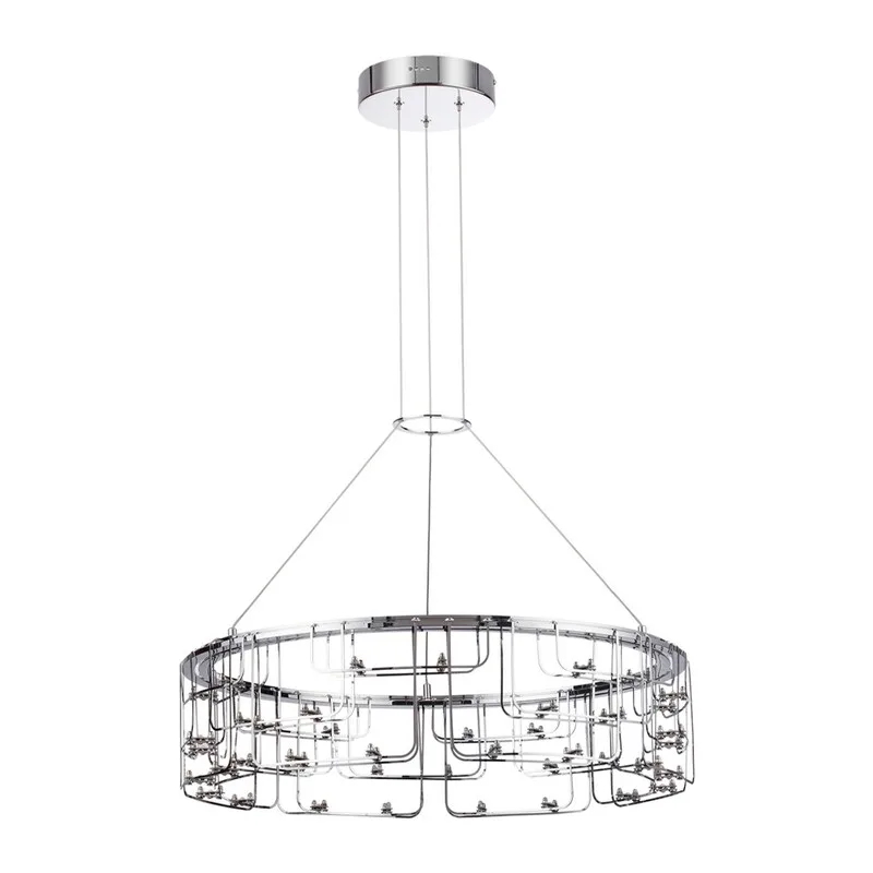 7059/44L HIGHTECH ODL26 287 Подвесной светильник нерж/сталь хром IP20 LED 44W 3960Лм 3000K 220V ZAHA