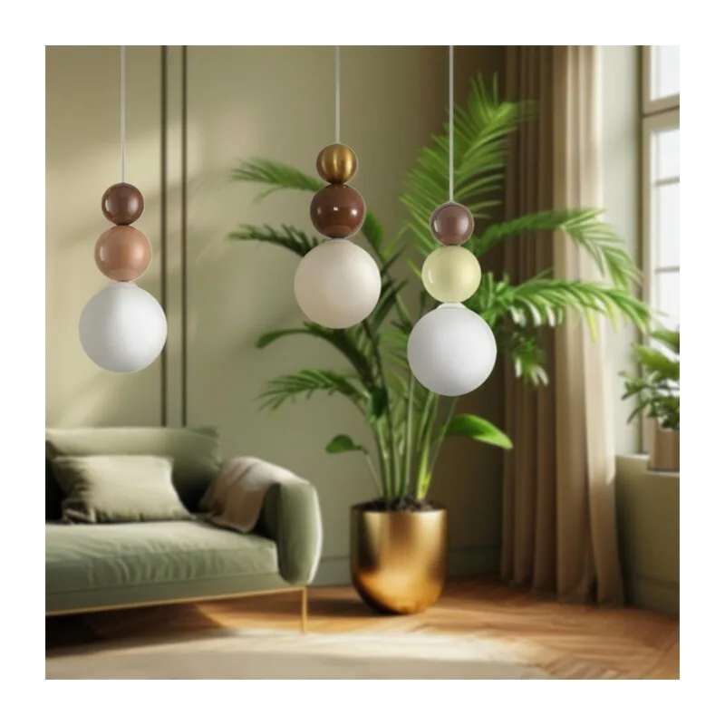 8257/1 SUSPENTIONI LN26 000 золото/коричнеый/белый, металл/стекло Подвес G9 1*20W 220V BONBONES 4