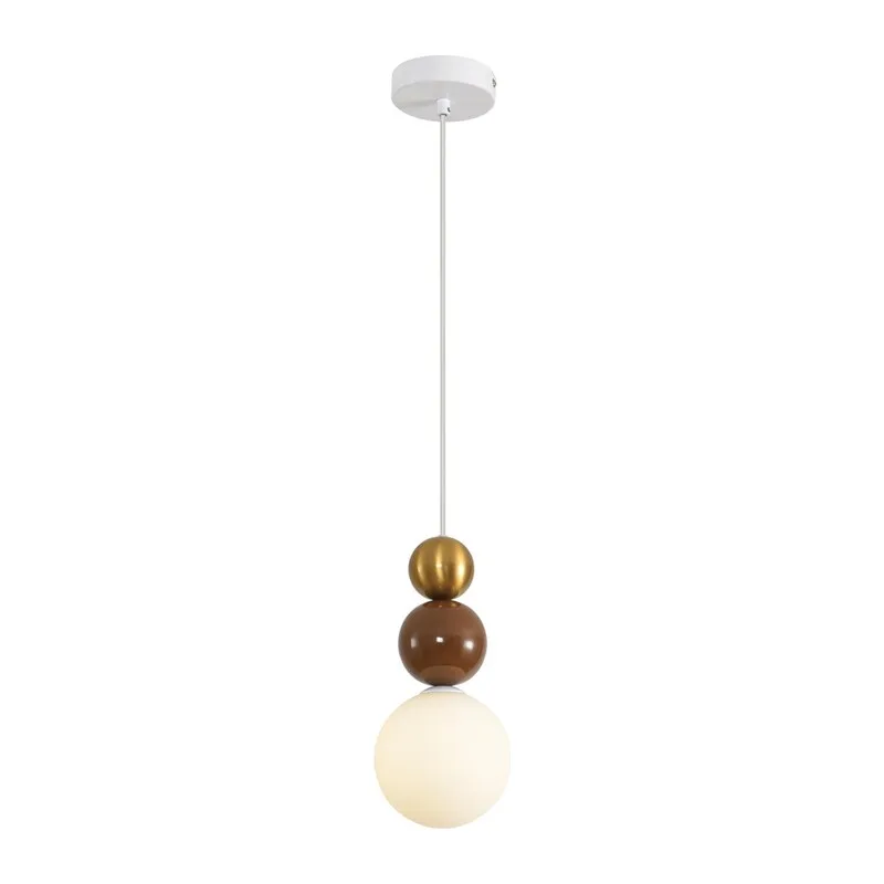8257/1 SUSPENTIONI LN26 000 золото/коричнеый/белый, металл/стекло Подвес G9 1*20W 220V BONBONES 2