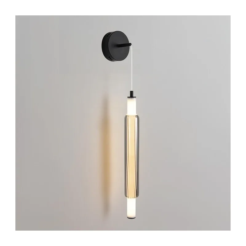 6556/15WCL LEDIO LN26 280 черный/дымчатый, металл/акрил/стекло Бра/подвес LED 15W 4000К 220V TRENDY 2