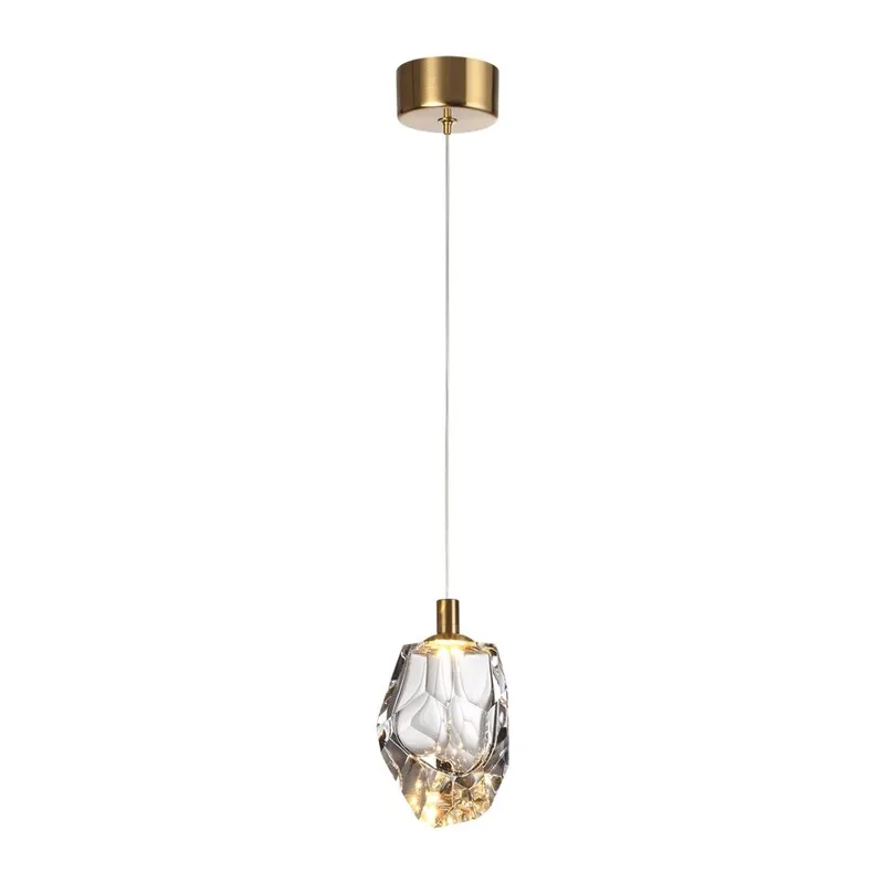 7114/4LC L-VISION ODL25 Подвесной светильник бронзовый/прозрачное  стекло/металл IP20 LED 4W 300Лм 3000K 200° 220V GEMME 2
