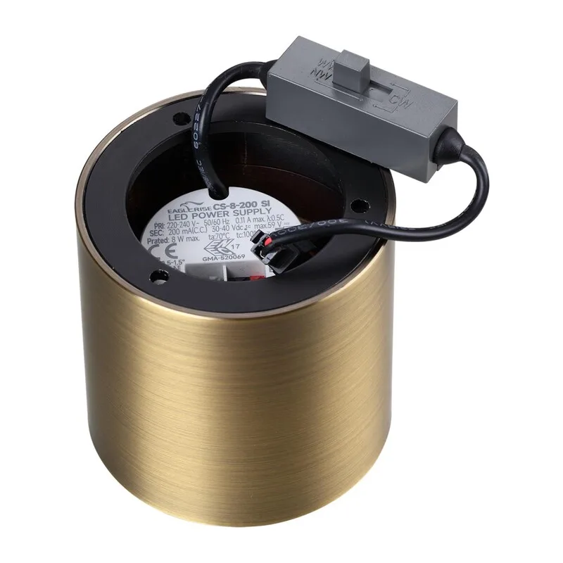 7128/8CL HIGHTECH ODL26 325 Потолочный светильник бронза/металл IP20 LED 8W 480Лм 3000K/4000K/6000K 120° 220-240V OBEN 3