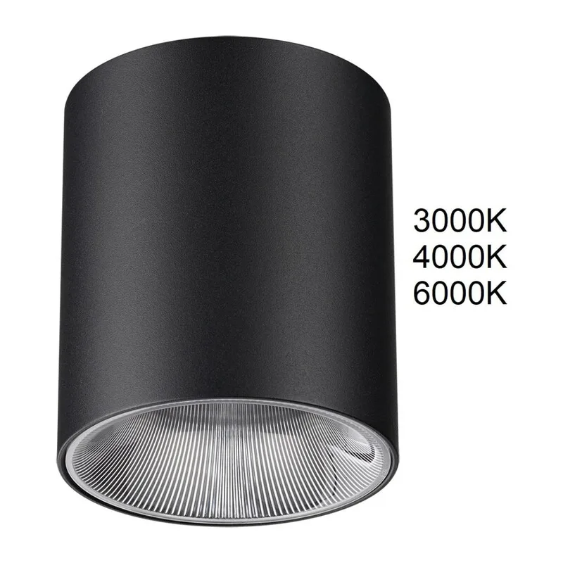 7138/12CL HIGHTECH ODL26 325 Потолочный светильник черный/металл IP20 LED 12W 840Лм 3000K/4000K/6000K 36° 220-240V BRIM