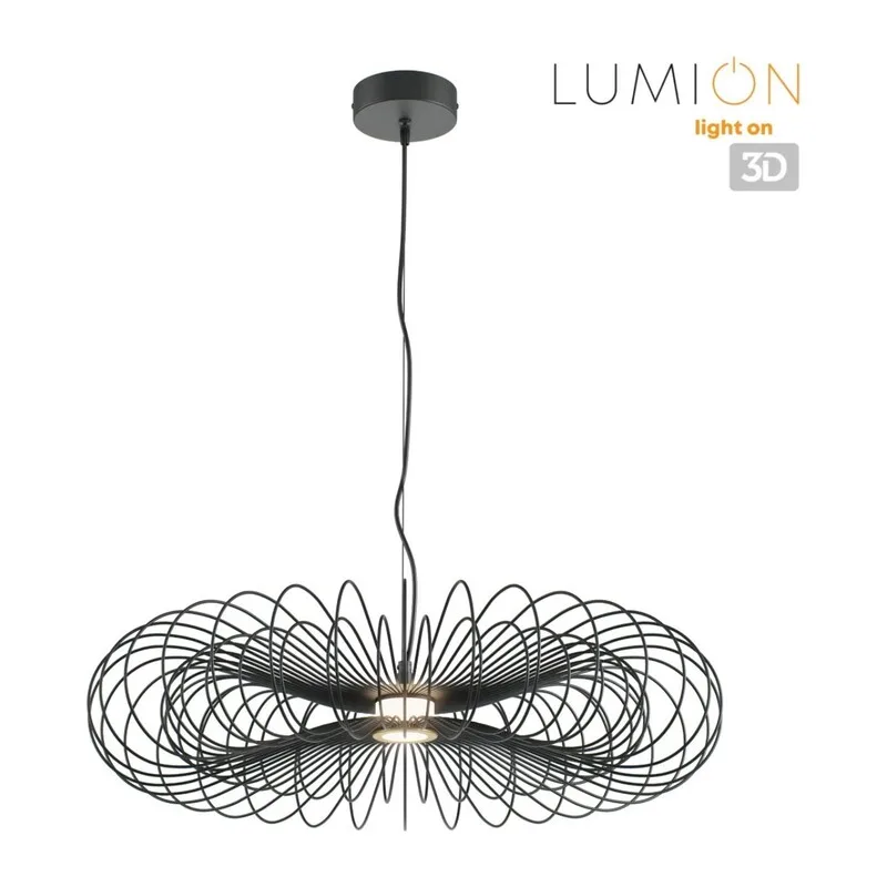8301/10L LEDIO LN26 297 черный, металл/акрил Подвес LED 9W 3000K 220V CAMOMILE 5