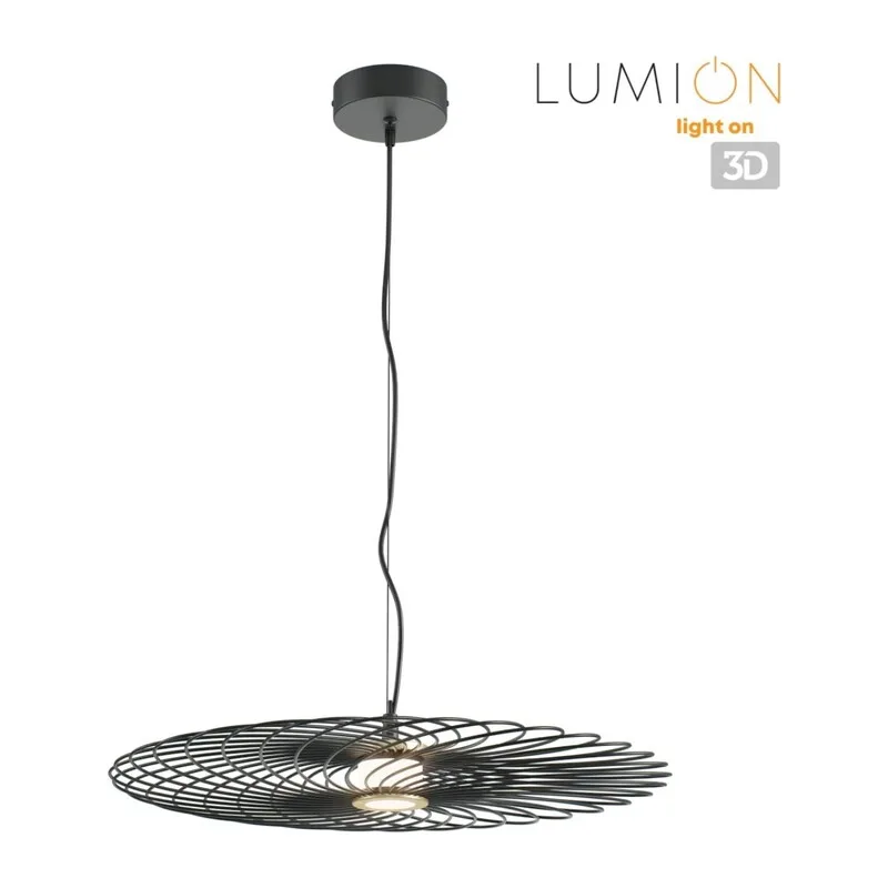 8379/10L LEDIO LN26 299 черный, металл/акрил Подвес LED 10W 3000K 220V CAMOMILE 3