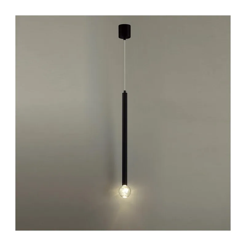 4373/3LA HIGHTECH ODL26 279 Подвесной светильник черный/хрустальн. стекло/металл IP20 LED 3W 400Лм 3000K 220-240V FIANO 2