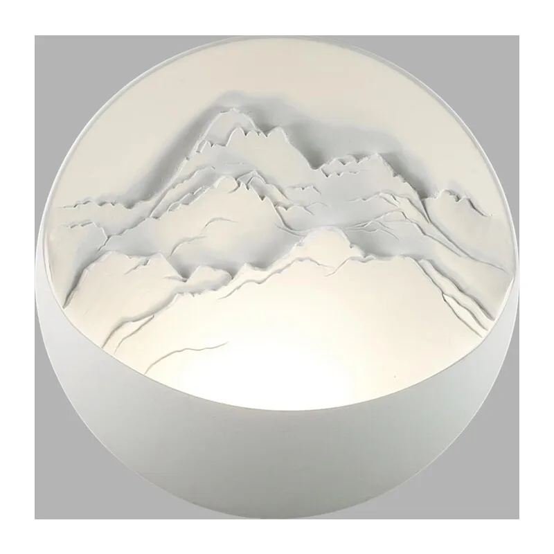 7168/6WL HIGHTECH ODL26 427 Настенный светильник  белый/гипс/металл IP20 LED 12W 3000K 220-240V MONTANA 4