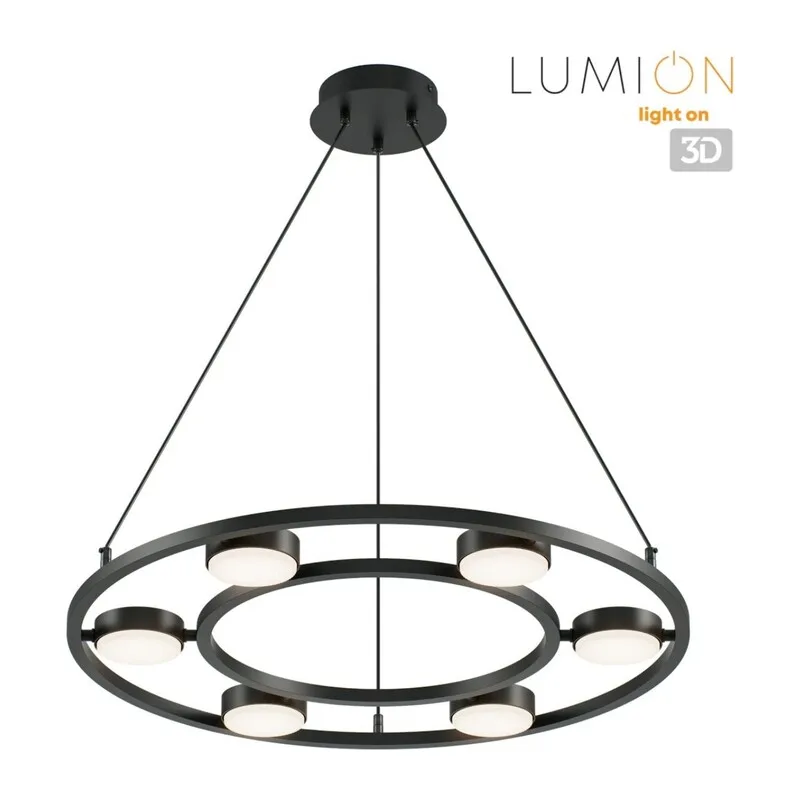 8340/6 MODERNI LN26 254 черный, металл Люстра подвесная GX53 LED 6*7W 220V TORINA 3