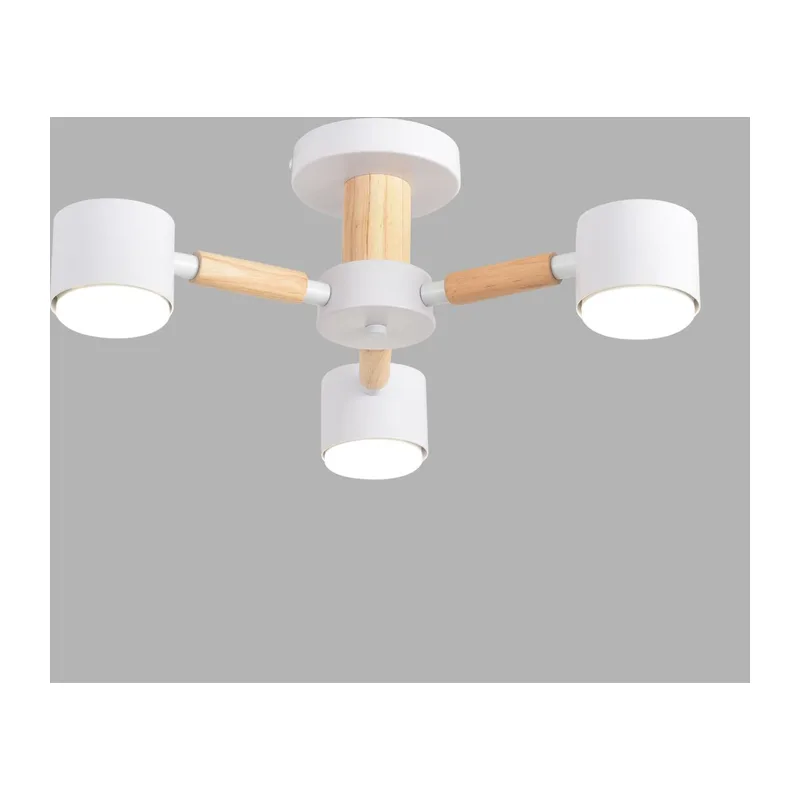 8306/3C COMFI LN26 333 белый, металл/дерево Светильник потолочный GX53 LED 3*7W 220V VUDI 4