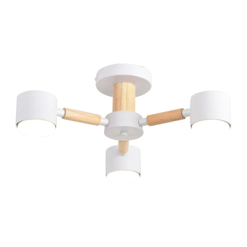 8306/3C COMFI LN26 333 белый, металл/дерево Светильник потолочный GX53 LED 3*7W 220V VUDI 2