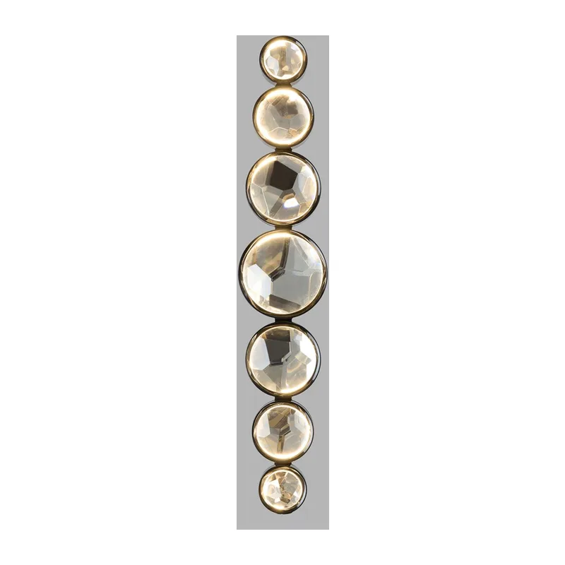 7174/15WL L-VISION ODL26 Настенный светильник  черный/хрусталь/металл IP20 LED 15W 3000K 220-240V SPILLA 4