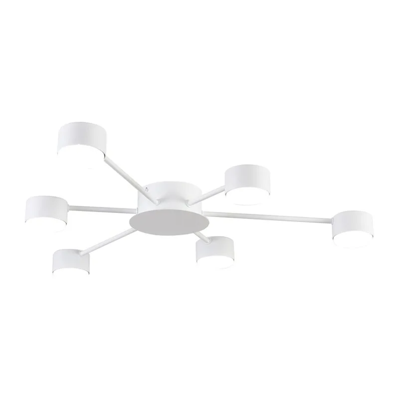 8343/6C COMFI LN26 252 белый, металл Люстра GX53 LED 6*7W 220V TORINA 2