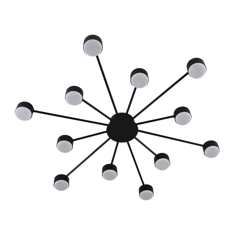 8344/12C COMFI LN26 251 черный, металл Люстра GX53 LED 12*7W 220V TORINA 2