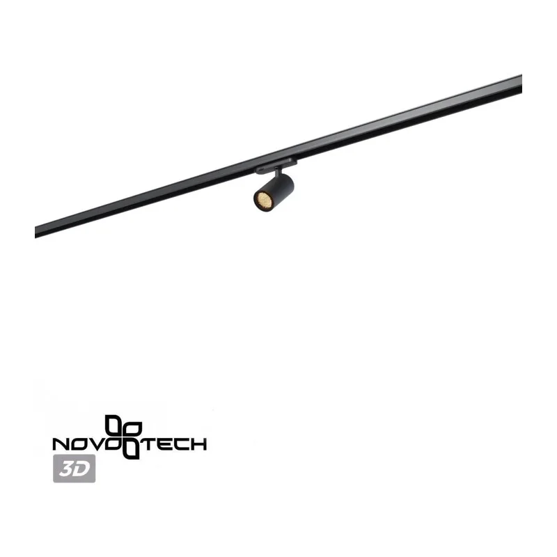 359566 PORT NT25 312 черный Светильник трехфазный трековый светодиодный IP20 LED 3000К 15W 220-240V HELIX 4