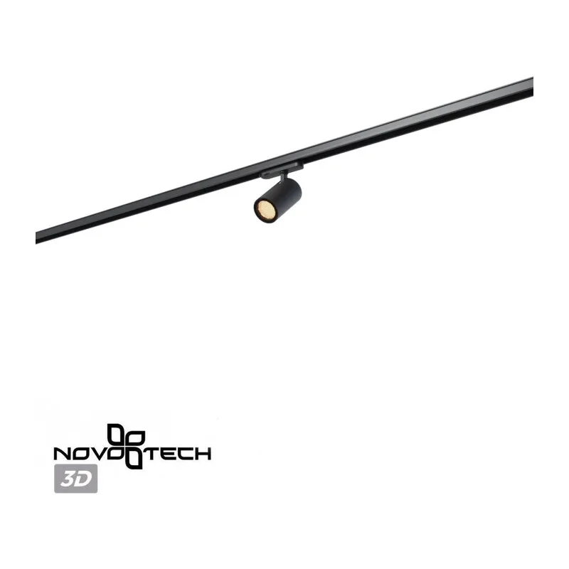 359574 PORT NT25 312 черный Светильник трехфазный трековый светодиодный IP20 LED 25W 3000K 220-240V HELIX 4