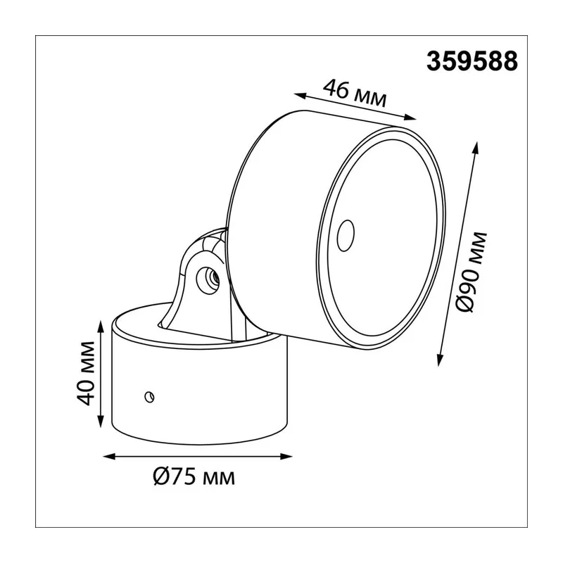 359588 STREET NT25 694 черный Светильник ландшафтный светодиодный IP65 LED 12W 3000К 100-240V FOCUS 7