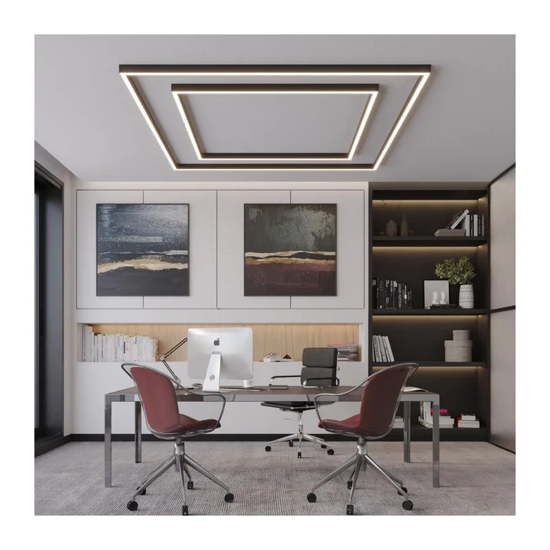 359607 OVER NT25 068 черный Светильник линейный светодиод. с переключ. цв. температуры IP20 LED 60W 220-240V 3000К\4000К\6000К FATTO 4