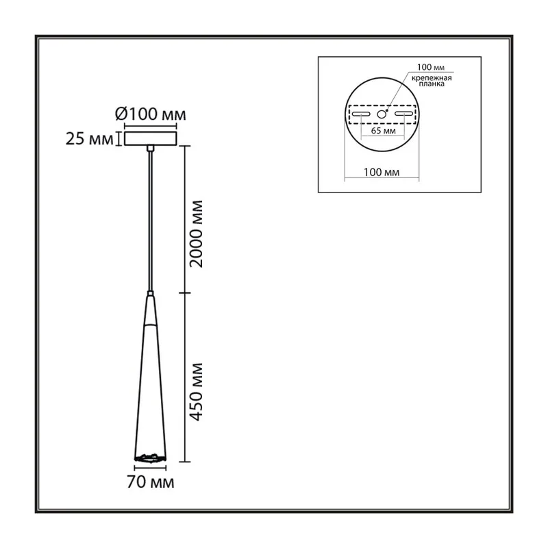 8351/1C SUSPENTIONI LN26 326 черный/серый/бежевый, металл/дерево/цемент Подвес GU10 LED 5W 220V EOLIANA 3
