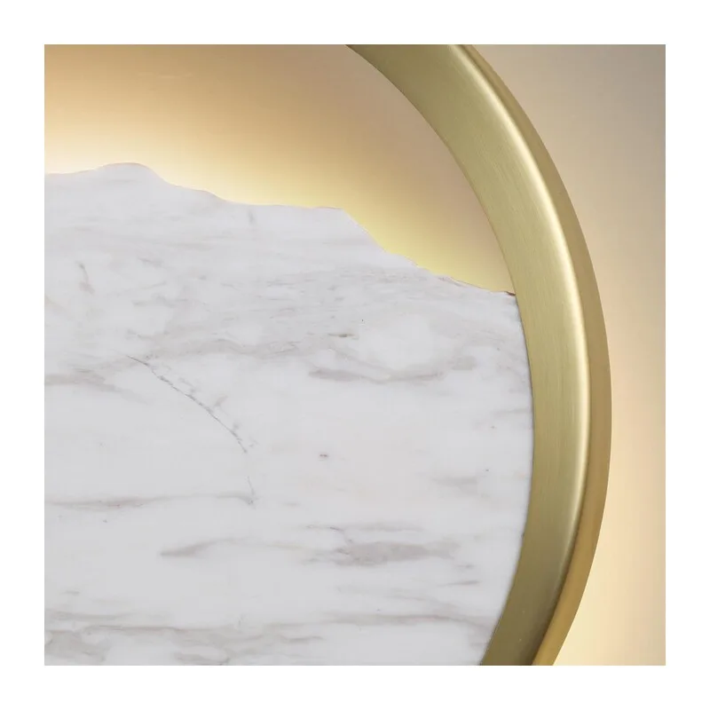 4359/9WL ECODESIGN ODL26 169 Настенный светильник белый/мрамор/металл IP20 LED 9W 262Лм 3000K 220-240V VALLEY 2