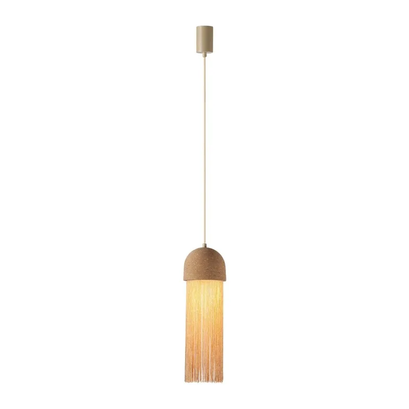 7073/1 ECODESIGN ODL26 187 Подвесной светильник бежевый/пробка/нити/металл IP20 LED GU10 5W 220-240V CORK 2