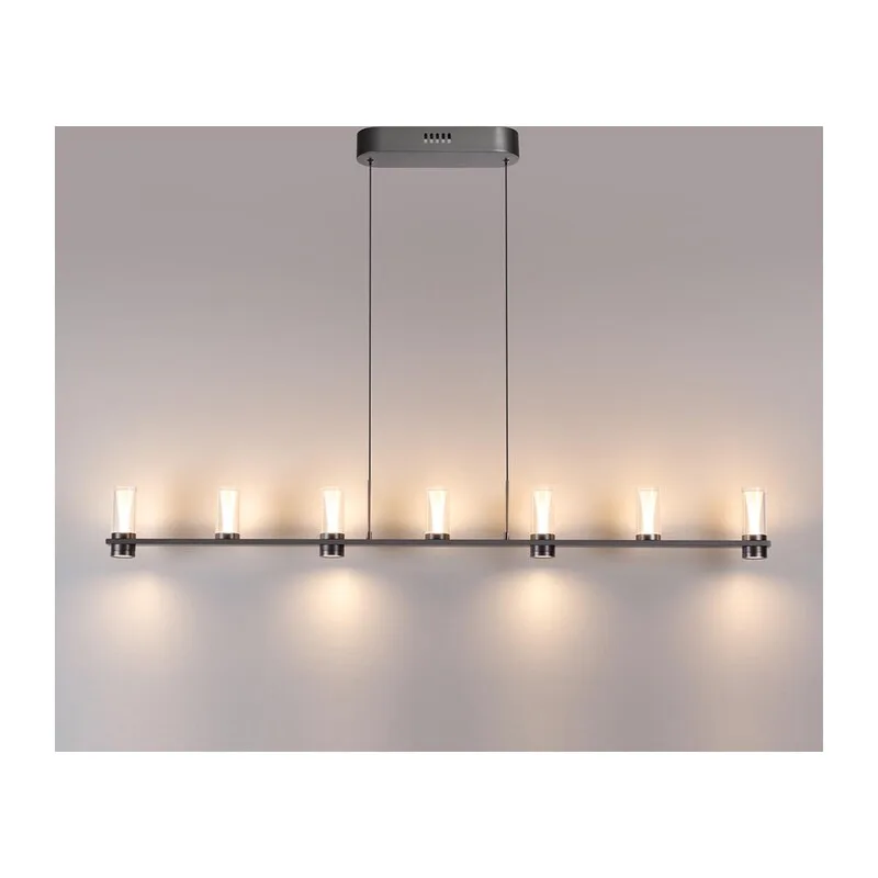 7143/45L HIGHTECH ODL26 513 Подвесной светильник темный никель/акрилл/металл IP20 LED 40W 2470Лм 3000K 180° 220V DEFANCE 3