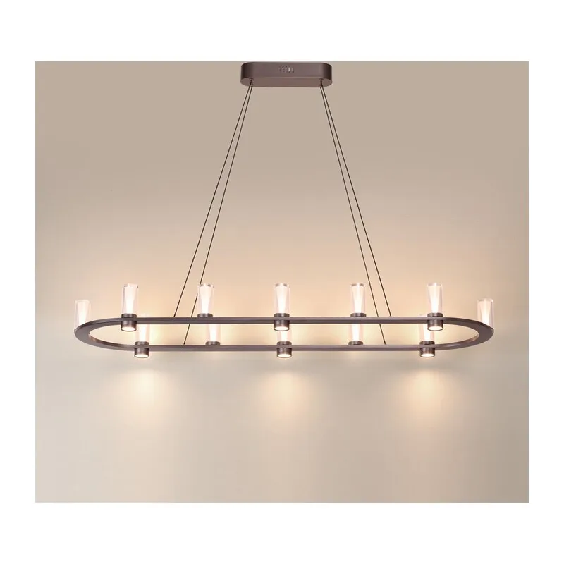 7143/65L HIGHTECH ODL26 513 Подвесной светильник темный никель/акрилл/металл IP20 LED 69W 3830Лм 3000K 180° 220V DEFANCE 3