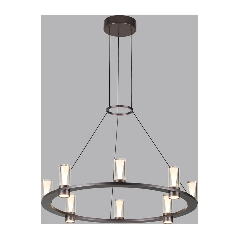 7143/55L HIGHTECH ODL26 513 Подвесной светильник темный никель/акрилл/металл IP20 LED 45W 4260Лм 3000K 180° 220V DEFANCE 2