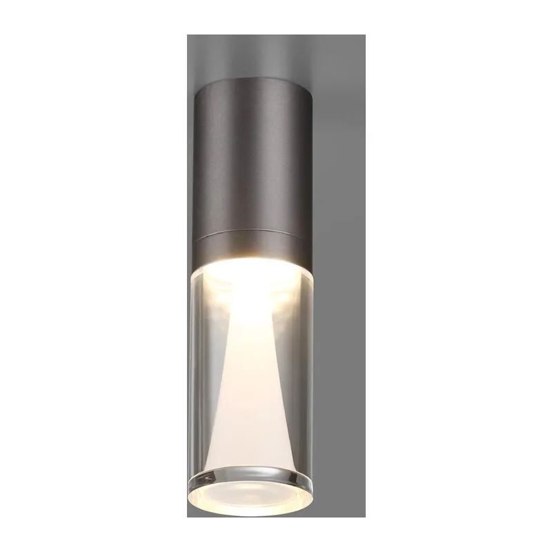 7143/4CL HIGHTECH ODL26 513 Потолочный светильник темный никель/акрилл/металл IP20 LED 4W 280Лм 3000K 180° 220V DEFANCE 3