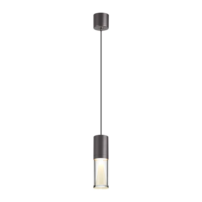7143/4L HIGHTECH ODL26 513 Подвесной светильник темный никель/акрилл/металл IP20 LED 4W 280Лм 3000K 180° 220V DEFANCE 2