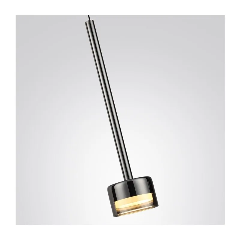 7150/10L HIGHTECH ODL26 347 Подвесной светильник черный/ дымчатое стекло/металл IP20 LED 10W 3000K 220V LASLO 2