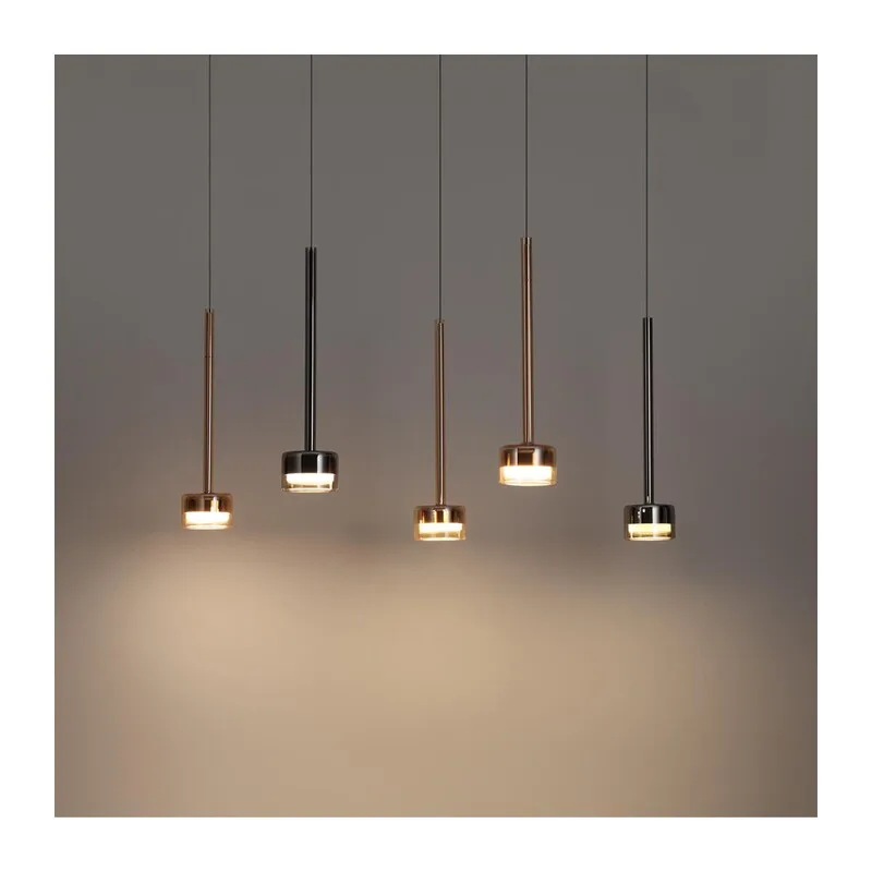 7150/10L HIGHTECH ODL26 347 Подвесной светильник черный/ дымчатое стекло/металл IP20 LED 10W 3000K 220V LASLO 4