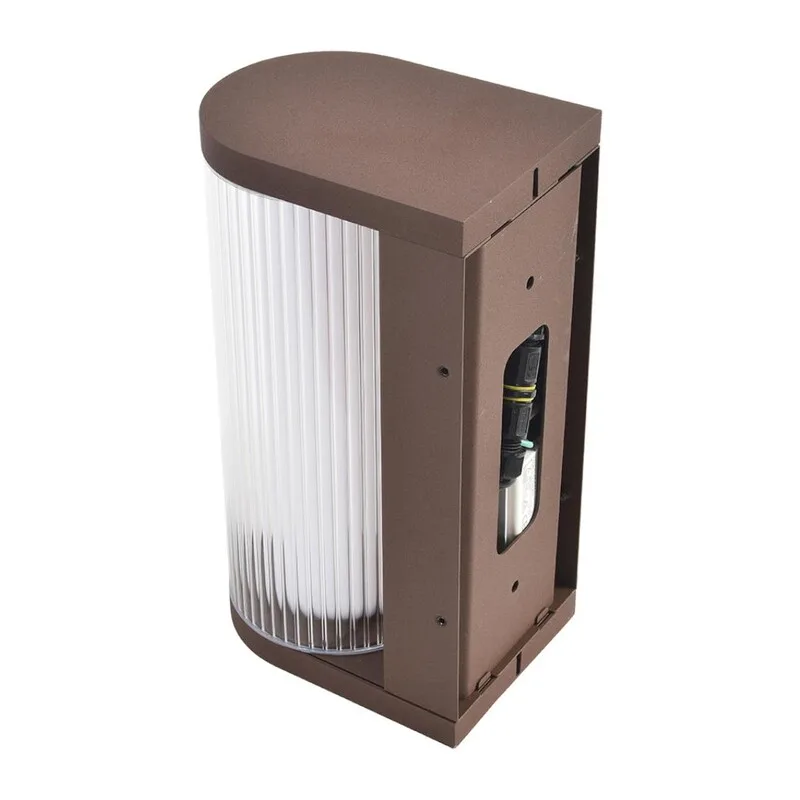 7180/12WL NATURE ODL26 663 Настенный светильник коричневый/акрил/металл IP65 LED 12W 750Лм 3000K 162° 220-240V CORTENA 3
