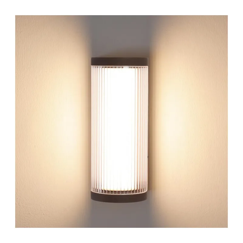 7180/12WL NATURE ODL26 663 Настенный светильник коричневый/акрил/металл IP65 LED 12W 750Лм 3000K 162° 220-240V CORTENA 4