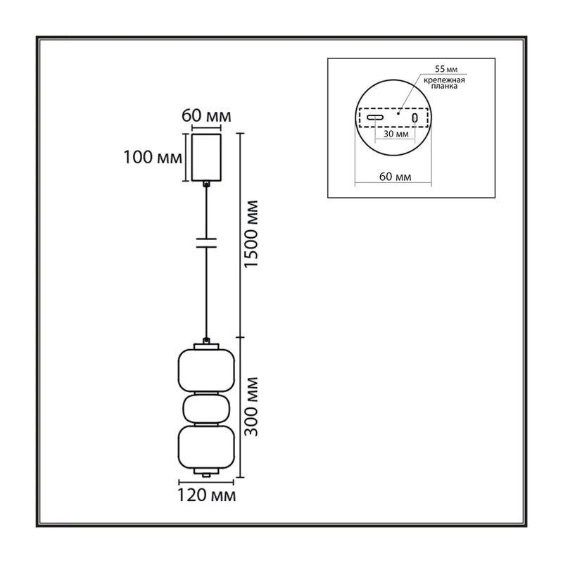 8324/20L LEDIO LN26 377 бронза/белый, металл/стекло Подвес LED 10W 4000K 220V TAISHA 6