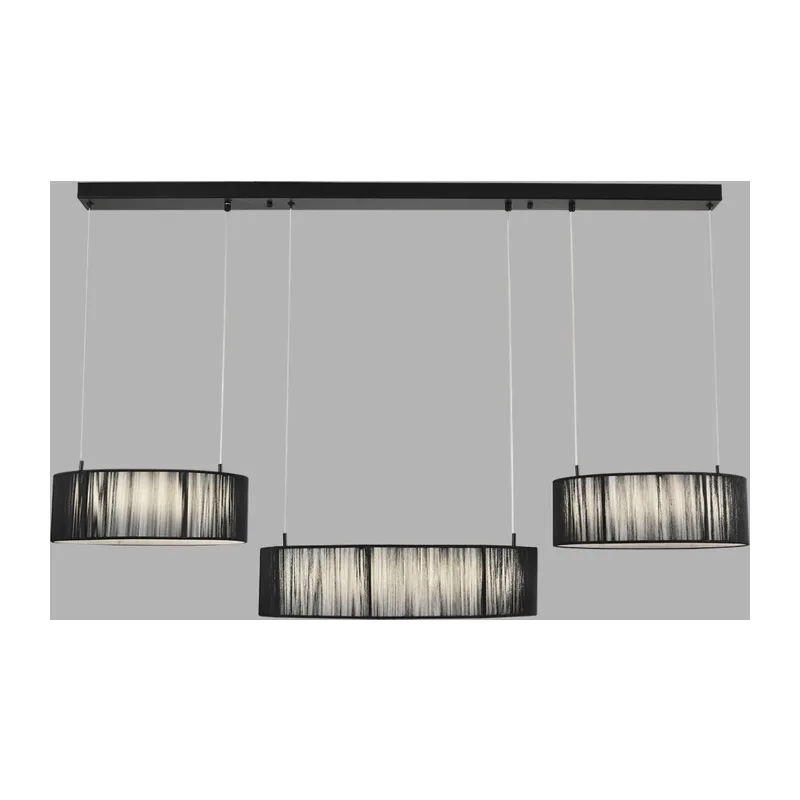 8371/70L LEDIO LN26 258 черный, металл/текстиль/силикон Люстра подвесная LED 70W 3000/4000/6000K 220V KAVA 4