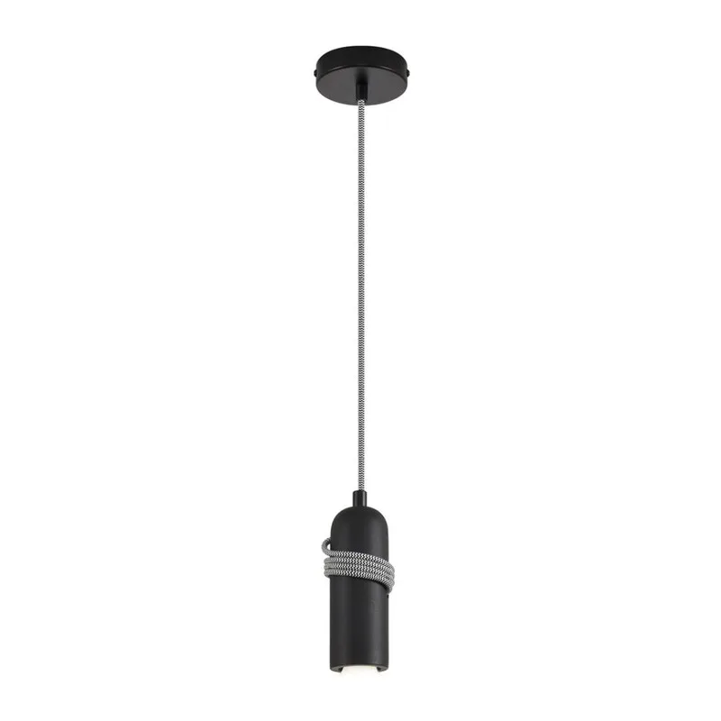 8364/1A ECO LN26 330 черный, металл/бетон Подвес E27 LED 10W 220V TESLA 2