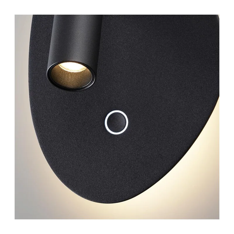 7182/9WL HIGHTECH ODL26 471 Настенный светильник черный/металл IP20 LED 9W 580Лм 2700K/3300K/4000K 120° 220-240V ROY 3