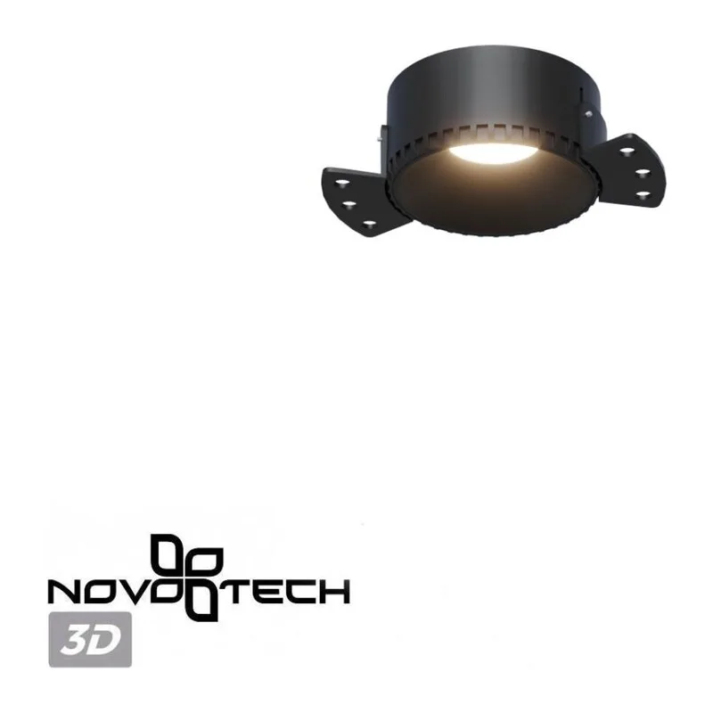 370996 WIR NT25 622 черный Светильник встраиваемый для ГКЛ потолка IP20 GU10 50W 220V NIMBUS 6