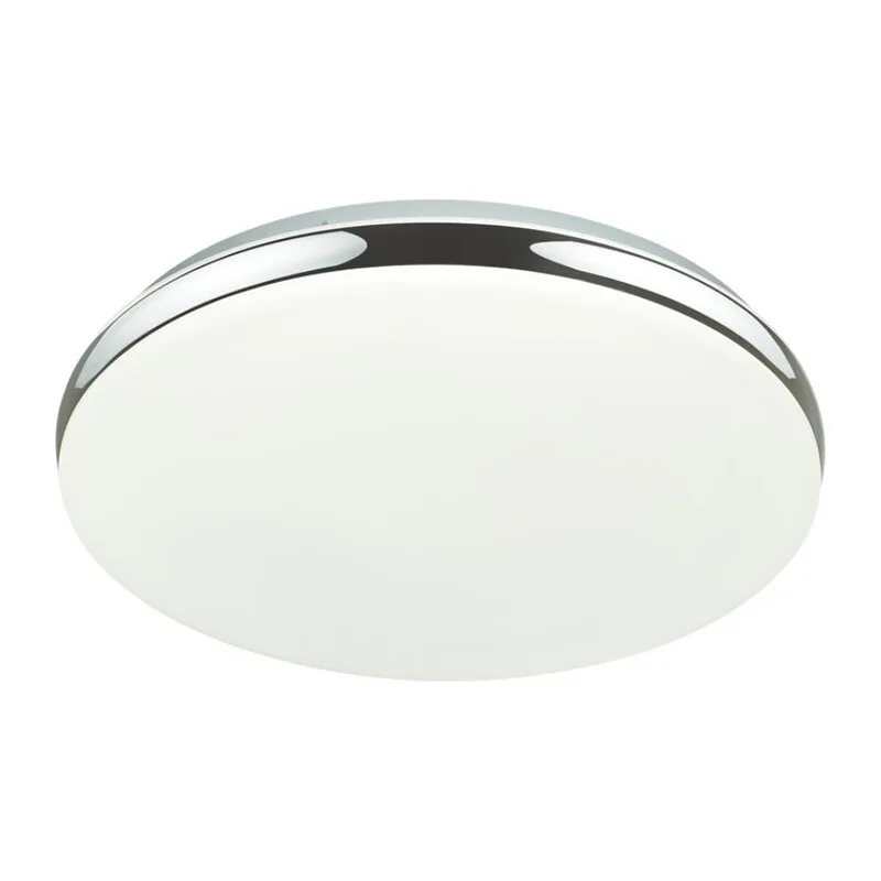 7600/CLN TAN SN Светильник пластик/белый/хром LED 36Вт без ДУ 4000К D340 IP43 RINGO 4