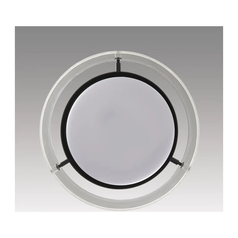 8232/1Y УЦЕНКА(НЕВОЗВРАТНЫЙ ТОВАР) COMFI LN25 000 черный/прозрачный, металл/стекло Подвес LED GX70 1*10W 220V NATALINA 3