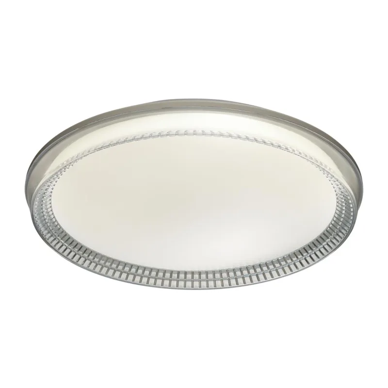 7643/DLN COLOR SN 146 Светильник пластик/белый/прозрачный LED 48Вт 3000/4000/6000К D405 IP43 CCT DEPAX 2