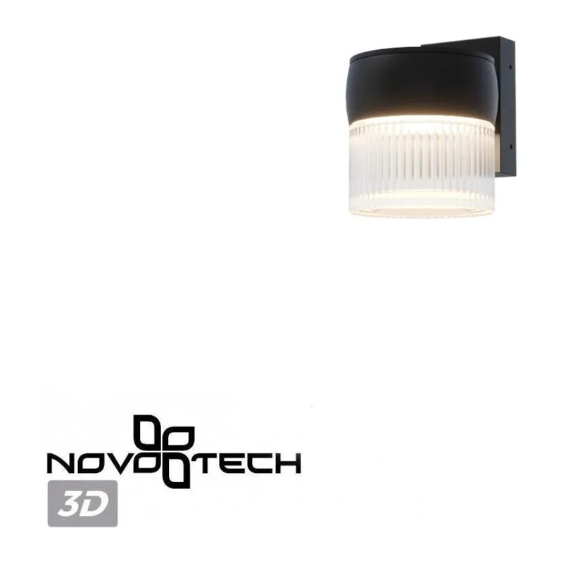 359717 STREET NT25 718 черный Светильник ландшафтный с переключателем цв. температуры IP65 LED 8W 100-240V 2700К/3200К/4000К ESTIMA 6