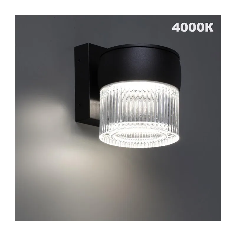 359717 STREET NT25 718 черный Светильник ландшафтный с переключателем цв. температуры IP65 LED 8W 100-240V 2700К/3200К/4000К ESTIMA 2
