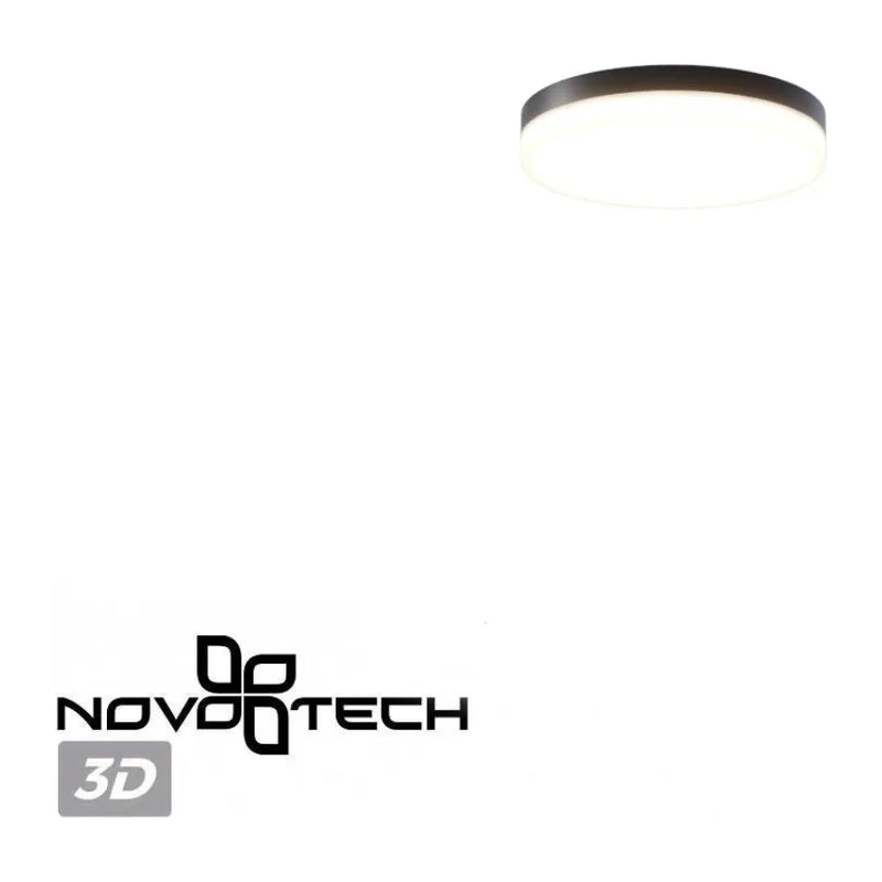 359730 STREET NT25 780 черный Светильник ландшафтный с переключ. цв. температуры и мощности IP65 LED 20/25/30W 180-265V 2700К\3200К\4000К OPAL 6